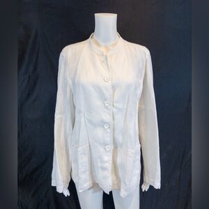 Elegant White Women's Jacket